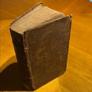 John Locke Human understanding vol 2 only 1803 very vintage leather bound  book